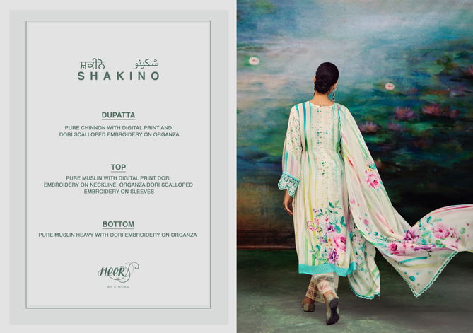 Shakino By Kimora 9401 To 9406 Chinon Printed Designer Salwar Suits Wholesalers In Delhi